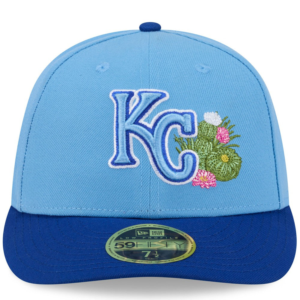 Kansas City Royals New Era 2026 Spring Training Low Profile 59FIFTY Fitted Hat - Light Blue/Royal Hats