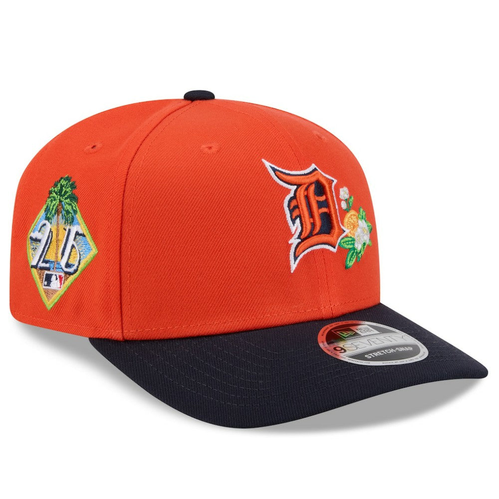 Detroit Tigers New Era 2026 Spring Training 9SEVENTY Adjustable Hat - Orange/Navy Hats