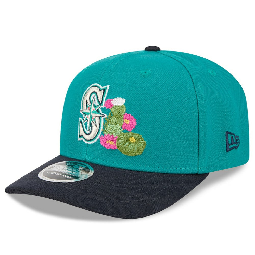 Seattle Mariners New Era 2026 Spring Training 9SEVENTY Adjustable Hat - Teal/Navy Hats
