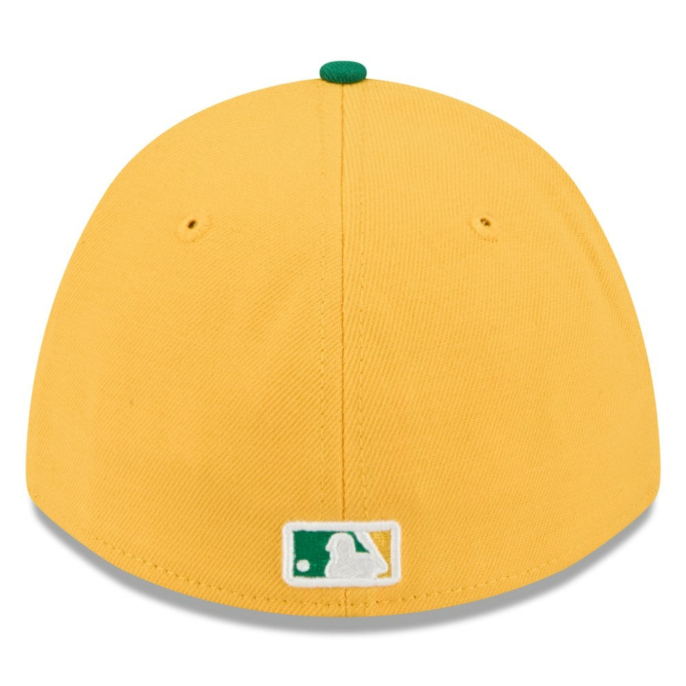 Athletics New Era 2026 Spring Training M-Crown 39THIRTY Flex Hat - Gold/Green Hats
