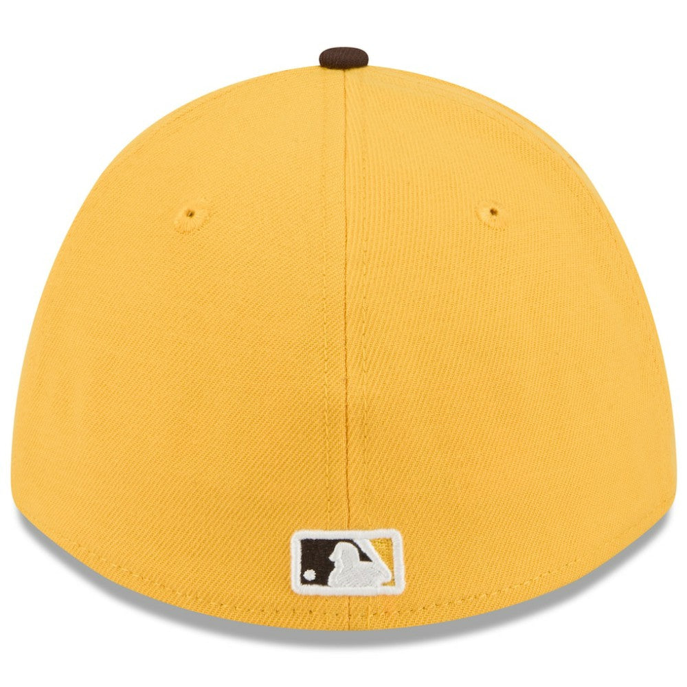 San Diego Padres New Era 2026 Spring Training M-Crown 39THIRTY Flex Hat - Gold/Brown Hats