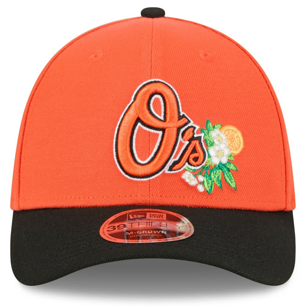 Baltimore Orioles New Era 2026 Spring Training M-Crown 39THIRTY Flex Hat - Orange/Black Hats