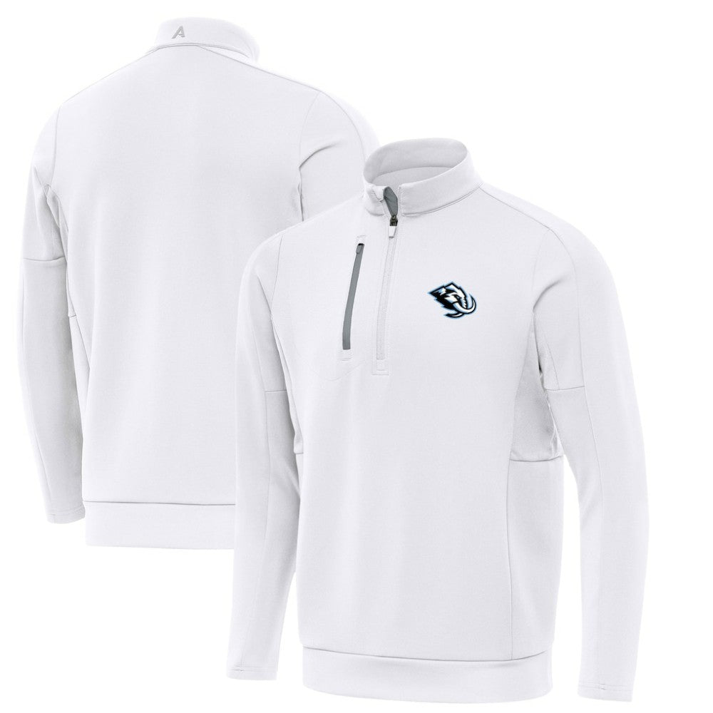 Utah Mammoth Antigua Generation Quarter-Zip Pullover - White | US 203154830