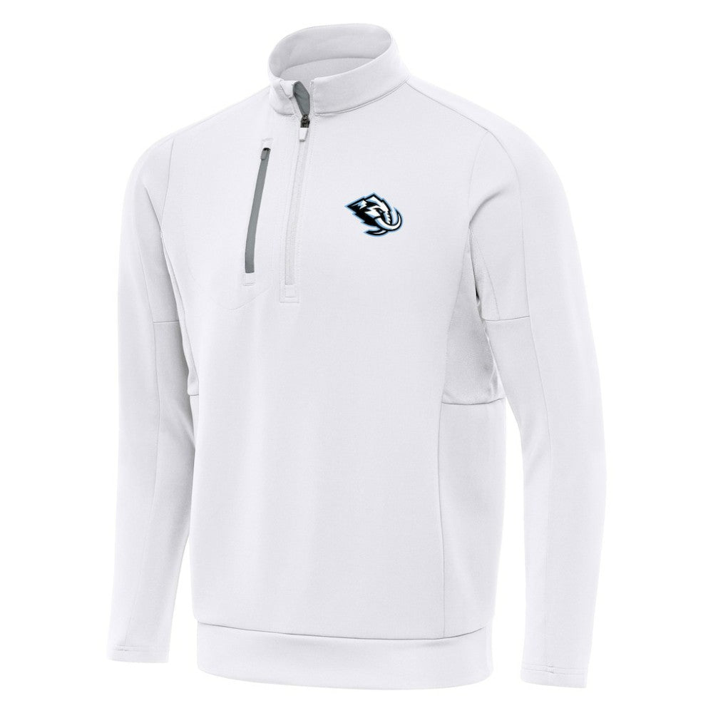Utah Mammoth Antigua Generation Quarter-Zip Pullover - White | US 203154830