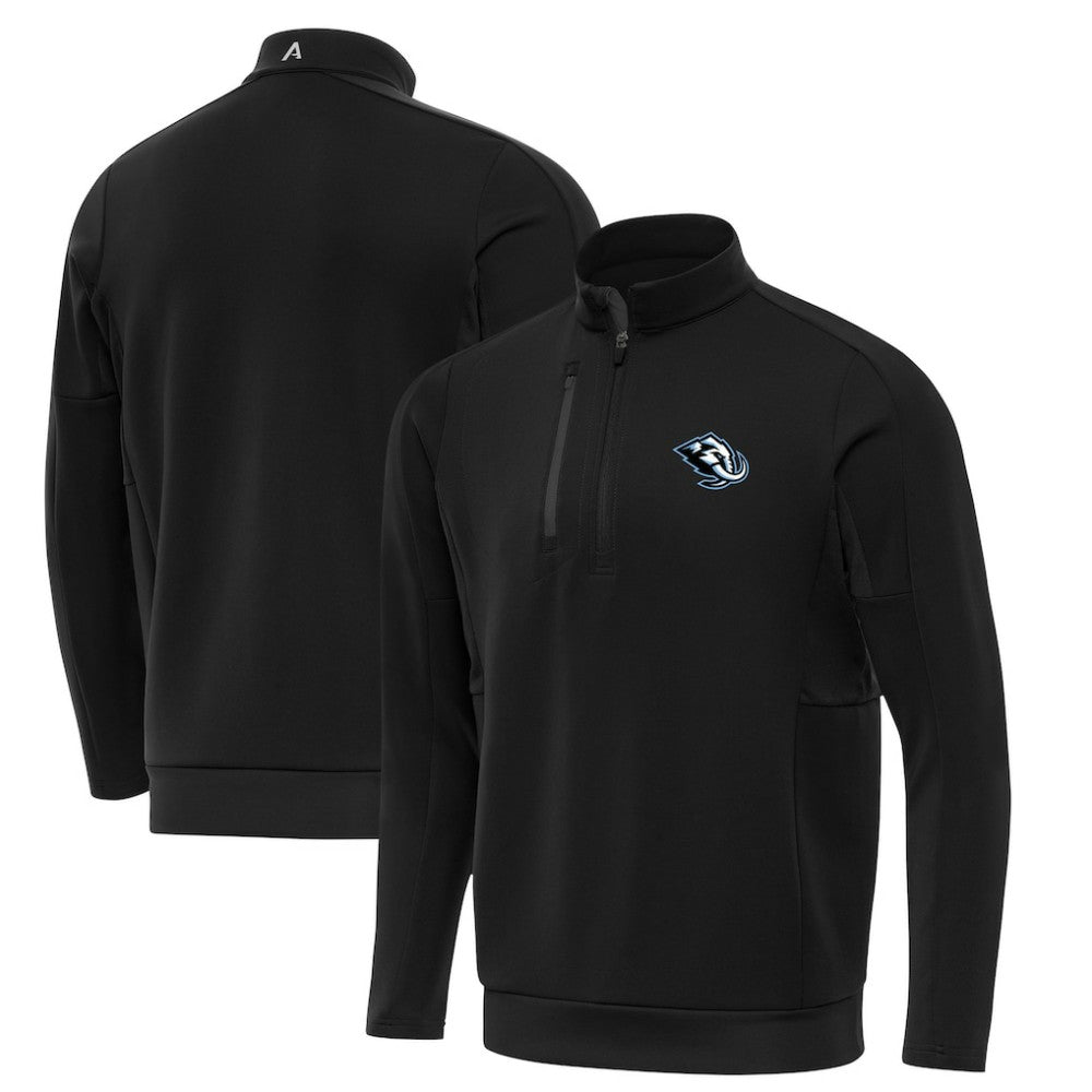 Utah Mammoth Antigua Generation Quarter-Zip Pullover - Black | US 203154831