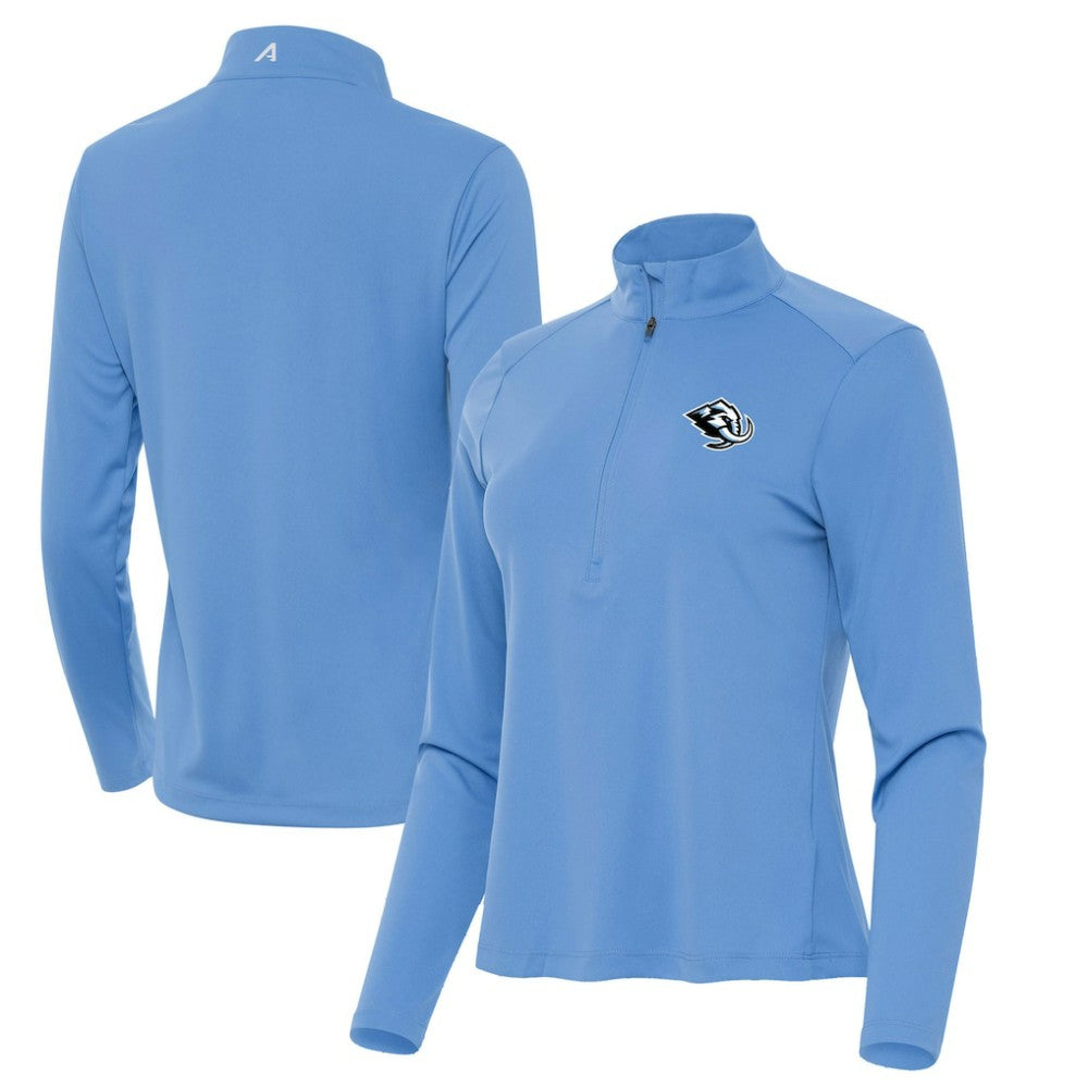 Utah Mammoth Antigua Women's Tribute Half-Zip Pullover - Powder Blue | US 203154837
