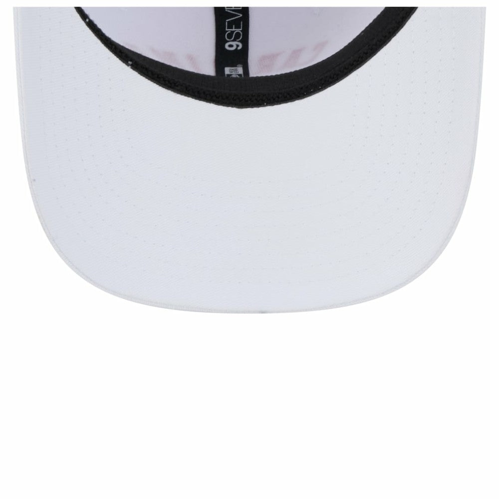Carolina Hurricanes New Era Team Lockup Basic 9SEVENTY Adjustable Hat - White | US 203155586