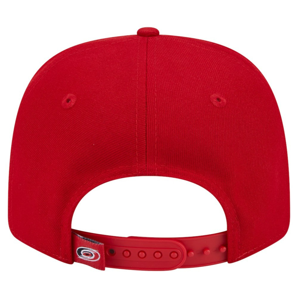Carolina Hurricanes New Era Logo Basic 9SEVENTY Adjustable Hat - Red | US 203155589