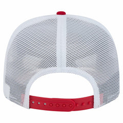 Carolina Hurricanes New Era Team Patch Basic 9SEVENTY Adjustable Trucker Hat - Red/White | US 203155590