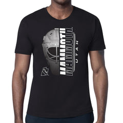 Utah Mammoth Starter Half Helmet T-Shirt - Black | US 203155666