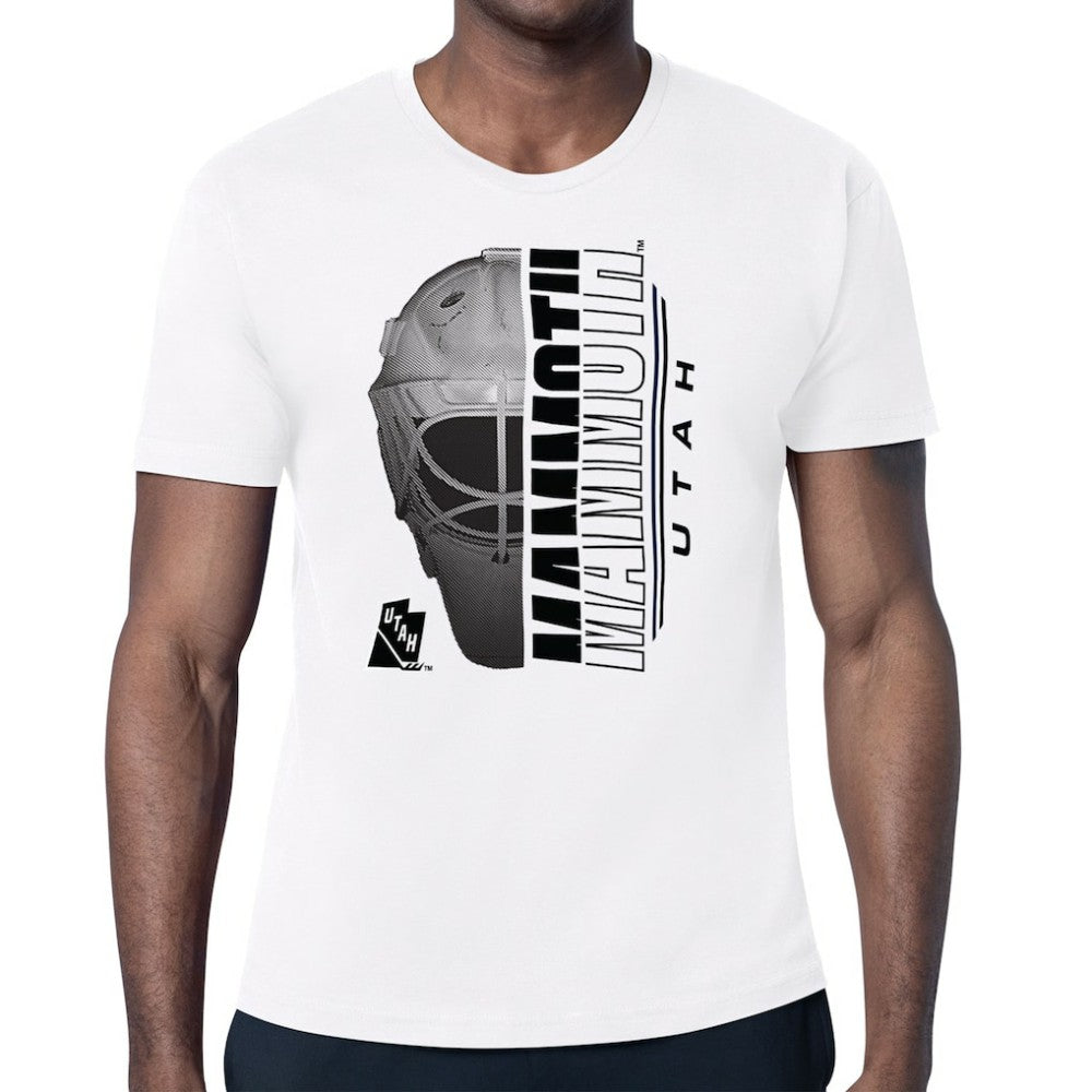 Utah Mammoth Starter Half Helmet T-Shirt - White | US 203155667