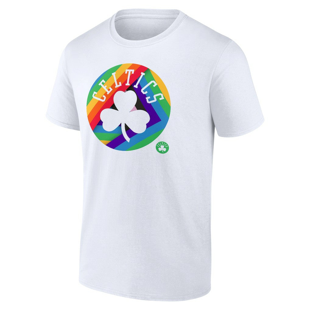 Boston Celtics Team Logo Pride T-Shirt White outlet