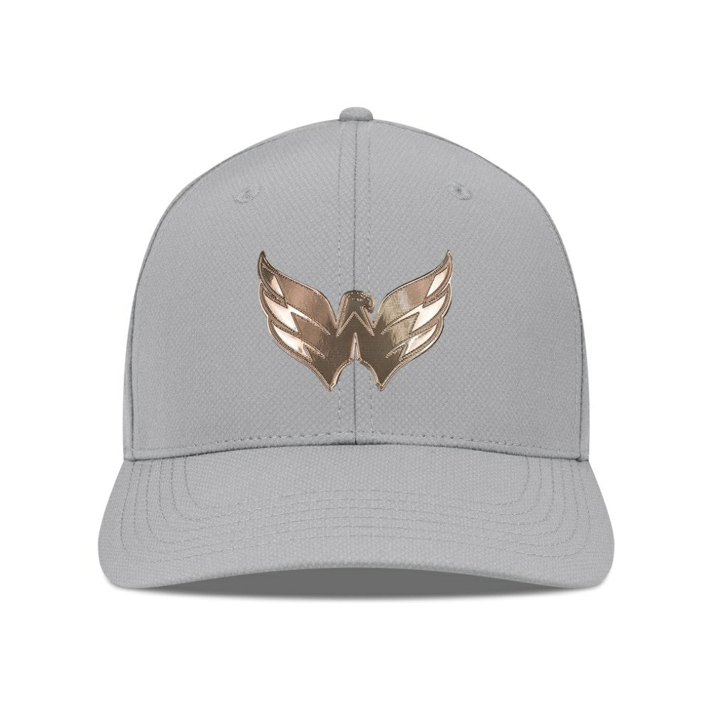 Washington Capitals Levelwear Rise Copper Insignia Flex Hat - Gray | US 203155807