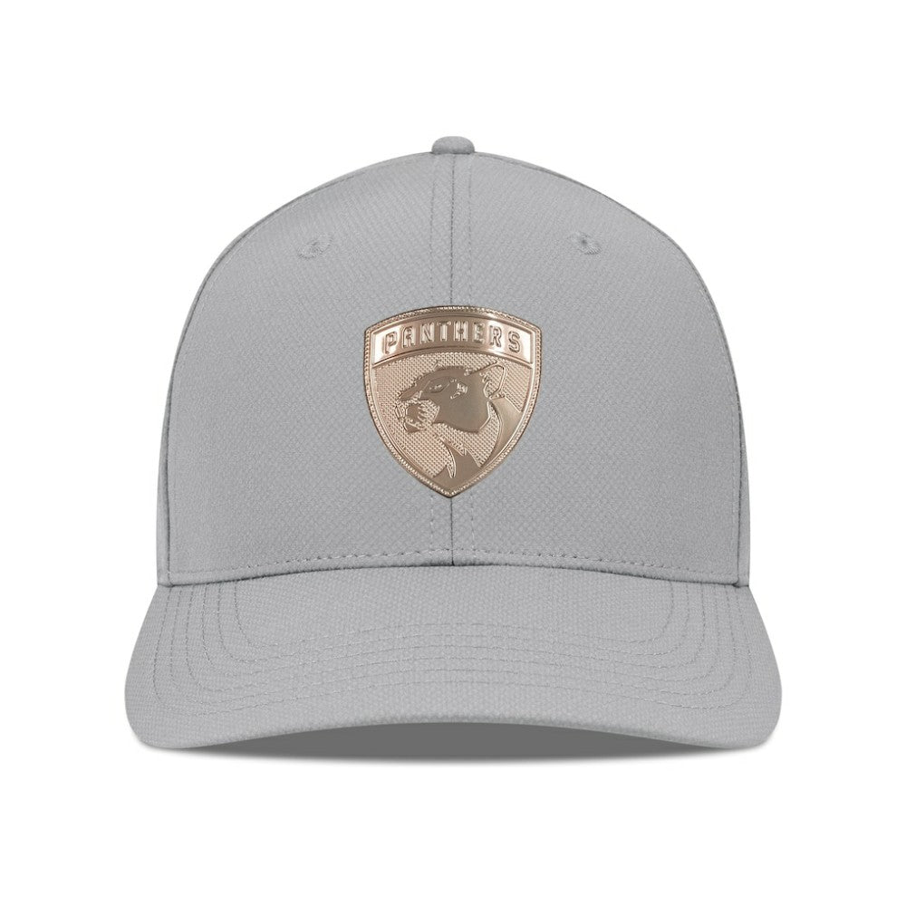 Florida Panthers Levelwear Rise Copper Insignia Flex Hat - Gray | US 203155812