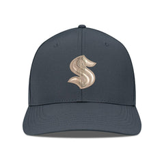 Seattle Kraken Levelwear Rise Copper Insignia Flex Hat - Charcoal | US 203155816