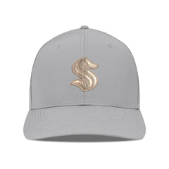 Seattle Kraken Levelwear Rise Copper Insignia Flex Hat - Gray | US 203155817