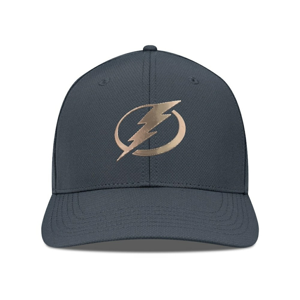 Tampa Bay Lightning Levelwear Rise Copper Insignia Flex Hat - Charcoal | US 203155818