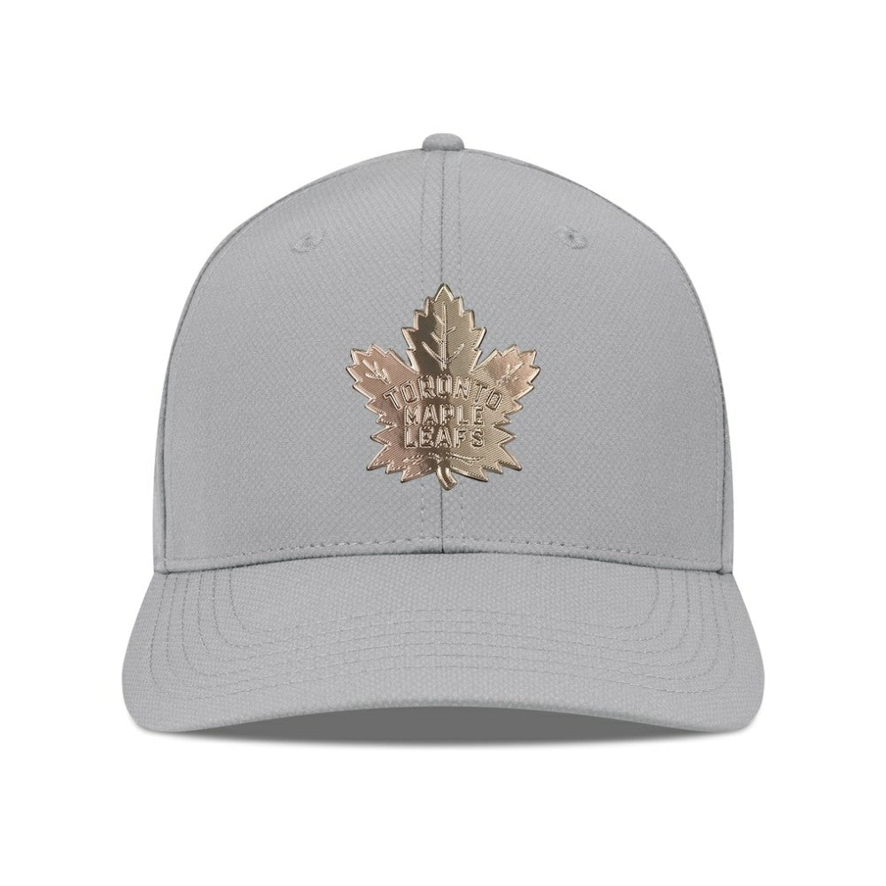 Toronto Maple Leafs Levelwear Rise Copper Insignia Flex Hat - Gray | US 203155821