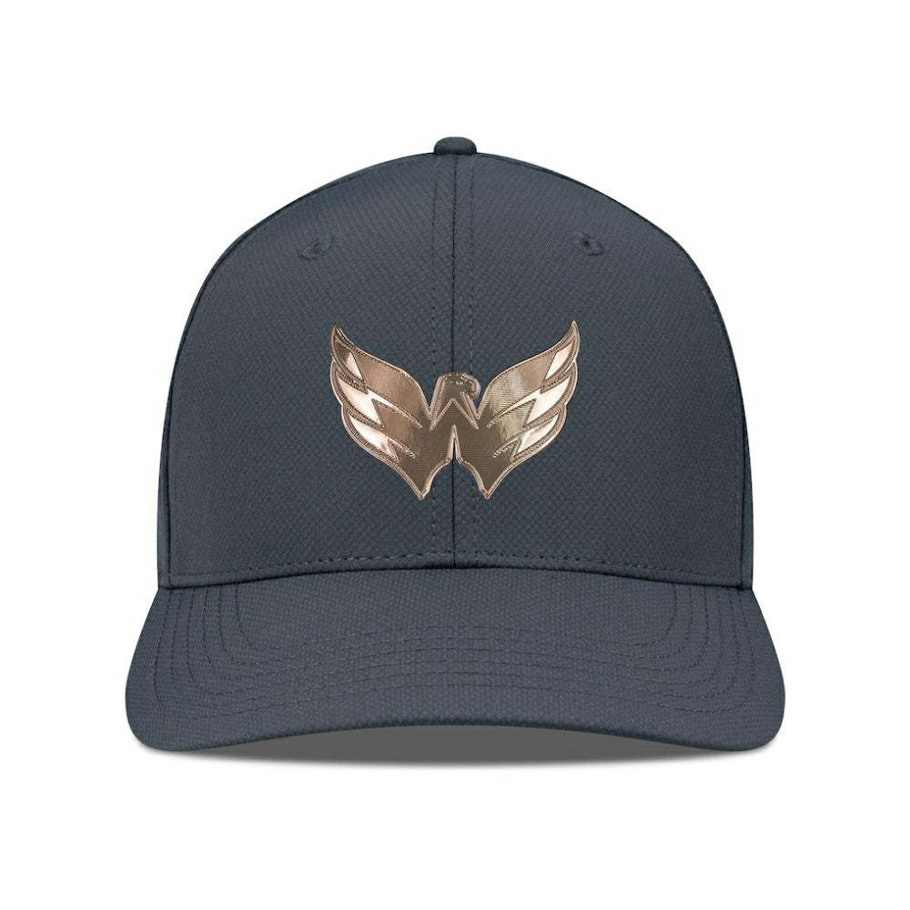 Washington Capitals Levelwear Rise Copper Insignia Flex Hat - Charcoal | US 203155824