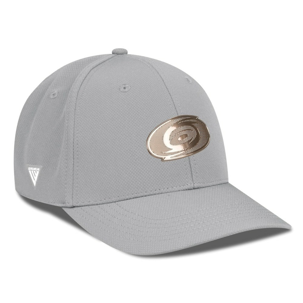 Carolina Hurricanes Levelwear Rise Copper Insignia Flex Hat - Gray | US 203155826