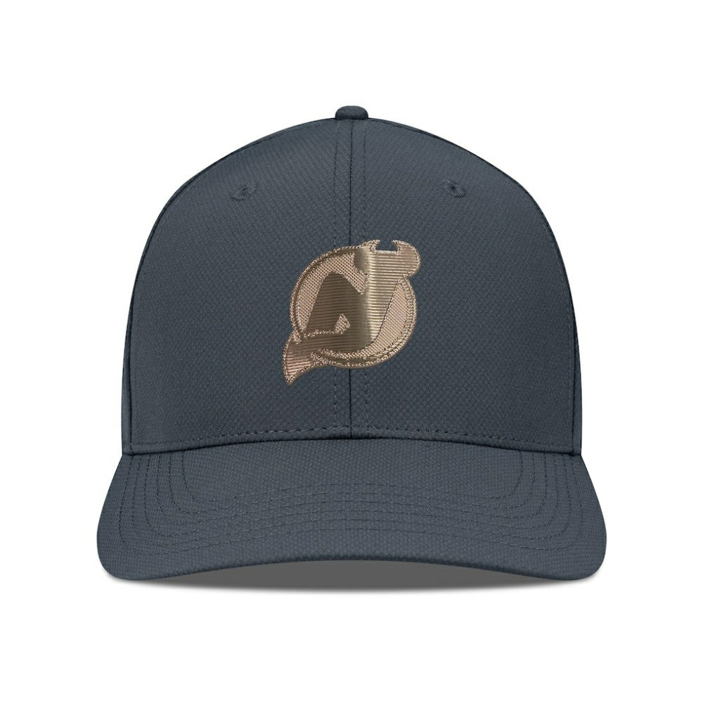 New Jersey Devils Levelwear Rise Copper Insignia Flex Hat - Charcoal | US 203155828