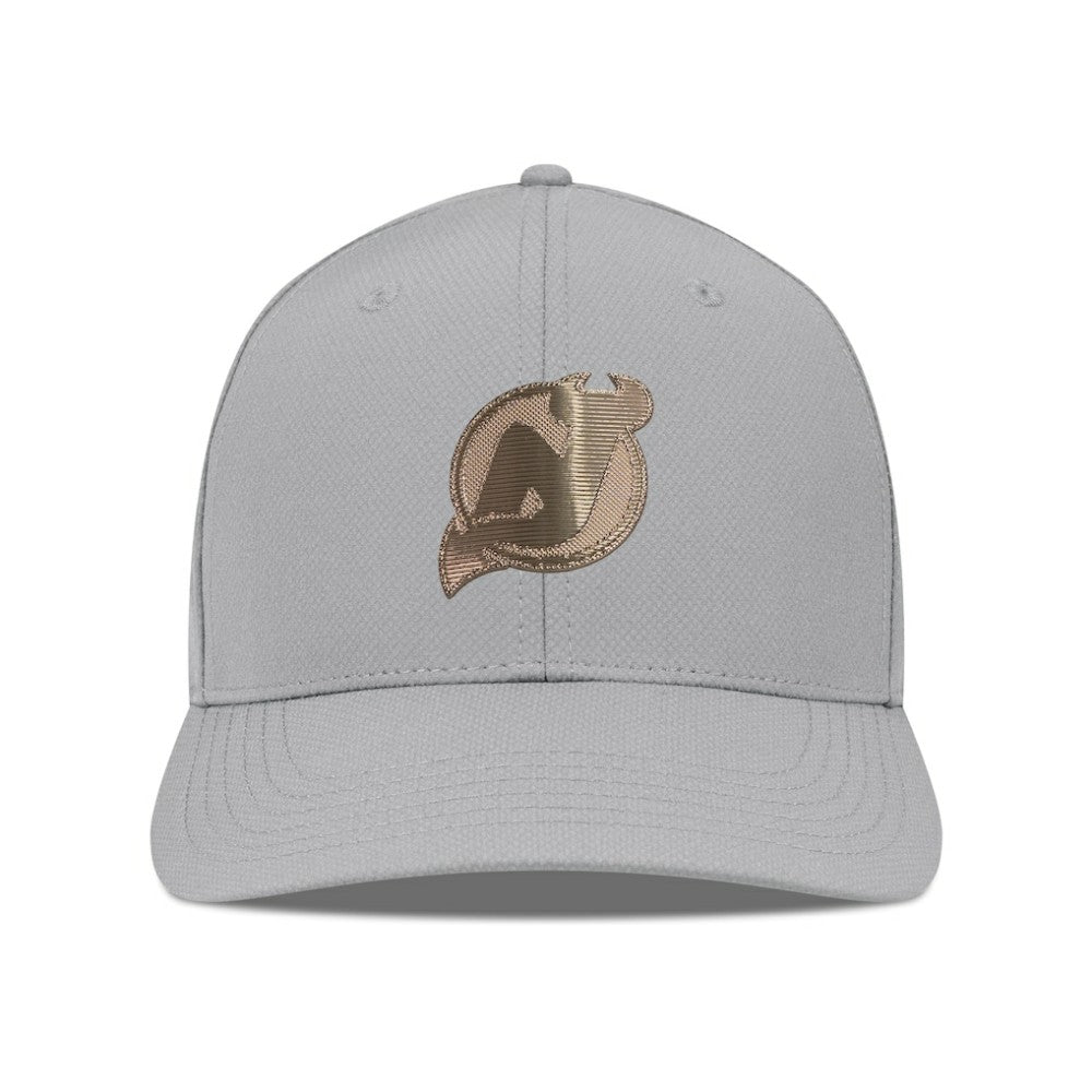 New Jersey Devils Levelwear Rise Copper Insignia Flex Hat - Gray | US 203155829