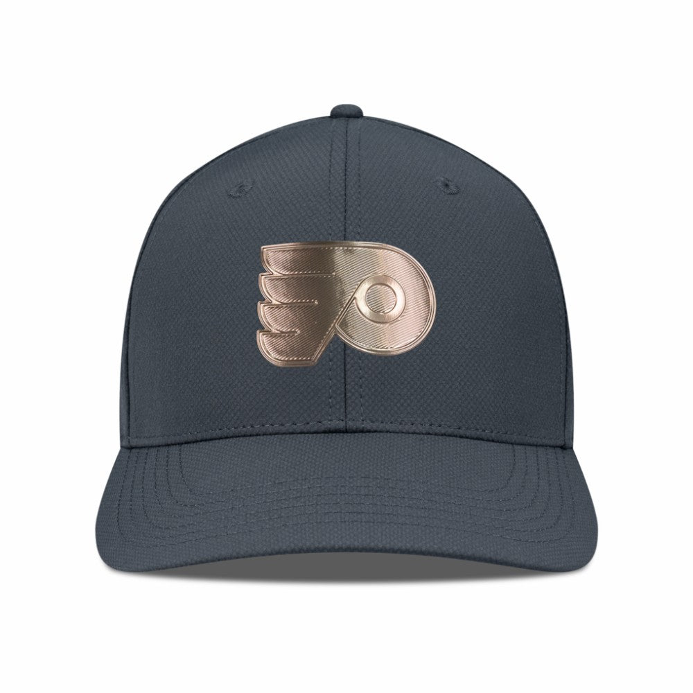 Philadelphia Flyers Levelwear Rise Copper Insignia Flex Hat - Charcoal | US 203155832