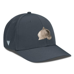 Colorado Avalanche Levelwear Rise Copper Insignia Flex Hat - Charcoal | US 203155841