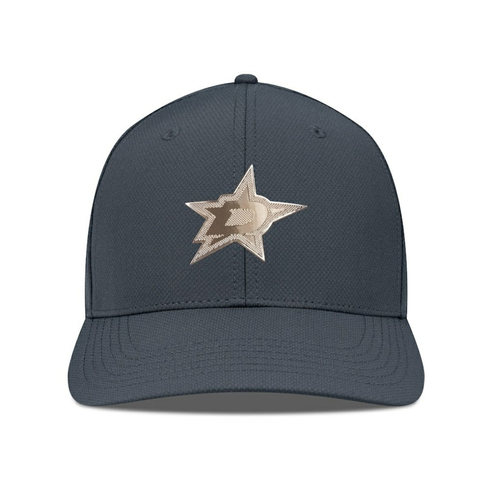 Dallas Stars Levelwear Rise Copper Insignia Flex Hat - Charcoal | US 203155843