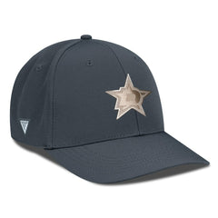 Dallas Stars Levelwear Rise Copper Insignia Flex Hat - Charcoal | US 203155843