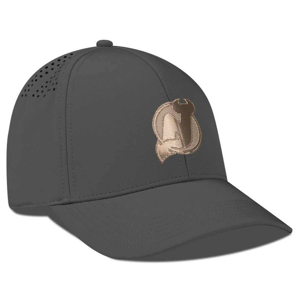 New Jersey Devils Levelwear Ascend Copper Insignia Vented Adjustable Hat - Charcoal | US 203155854