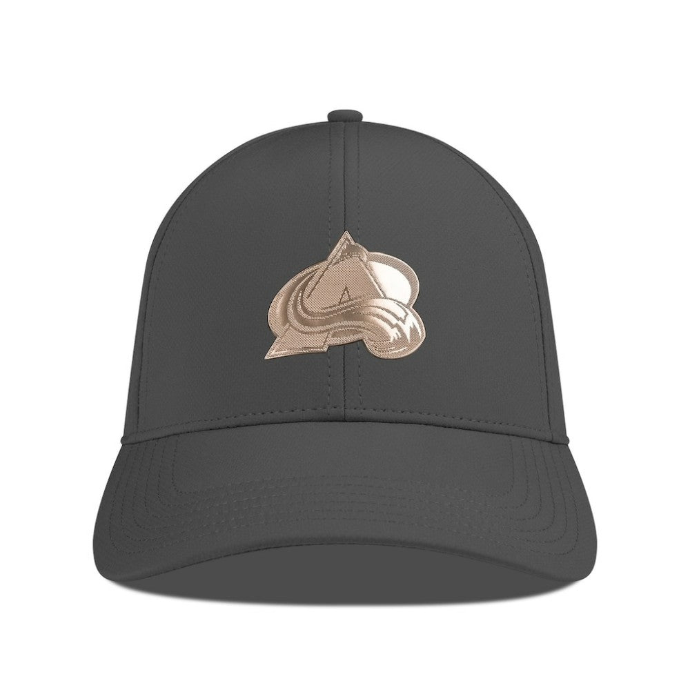 Colorado Avalanche Levelwear Ascend Copper Insignia Vented Adjustable Hat - Charcoal | US 203155861