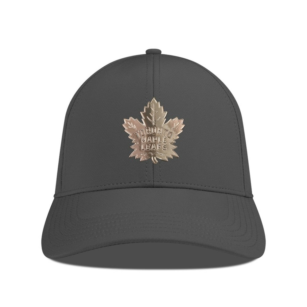 Toronto Maple Leafs Levelwear Ascend Copper Insignia Vented Adjustable Hat - Charcoal | US 203155863