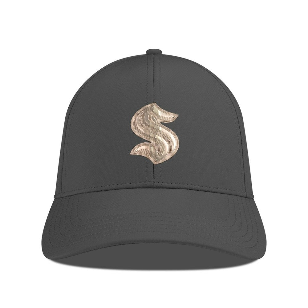Seattle Kraken Levelwear Ascend Copper Insignia Vented Adjustable Hat - Charcoal | US 203155864