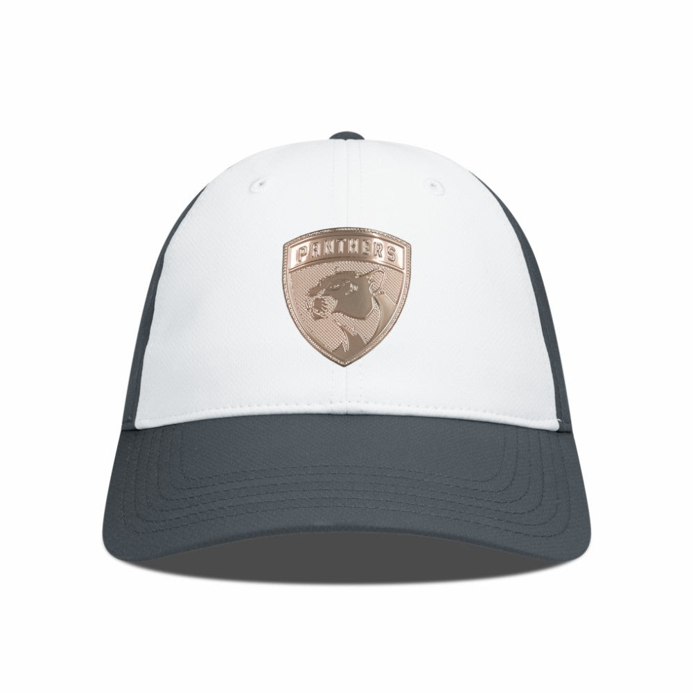 Florida Panthers Levelwear Endure Copper Insignia Adjustable Hat - White/Charcoal | US 203155870