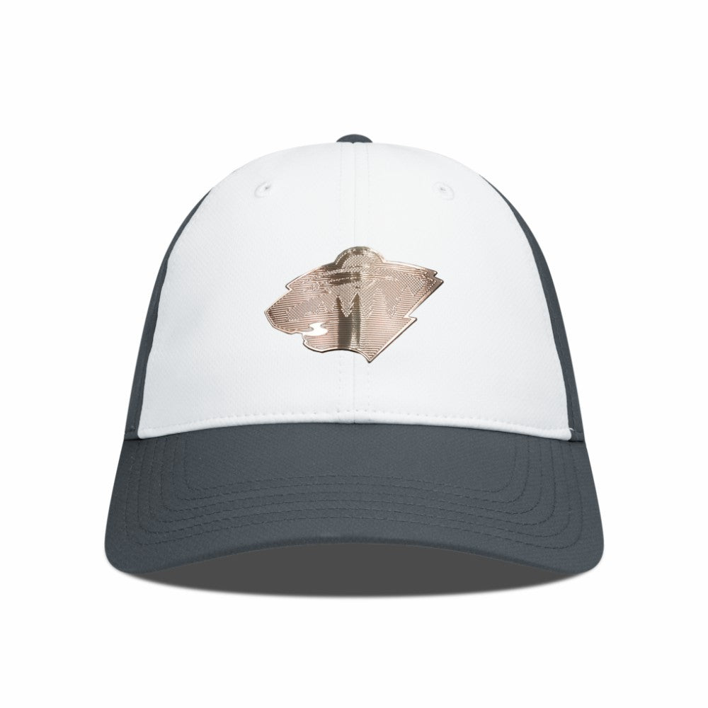 Minnesota Wild Levelwear Endure Copper Insignia Adjustable Hat - White/Charcoal | US 203155872