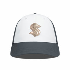 Seattle Kraken Levelwear Endure Copper Insignia Adjustable Hat - White/Charcoal | US 203155878
