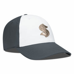 Seattle Kraken Levelwear Endure Copper Insignia Adjustable Hat - White/Charcoal | US 203155878