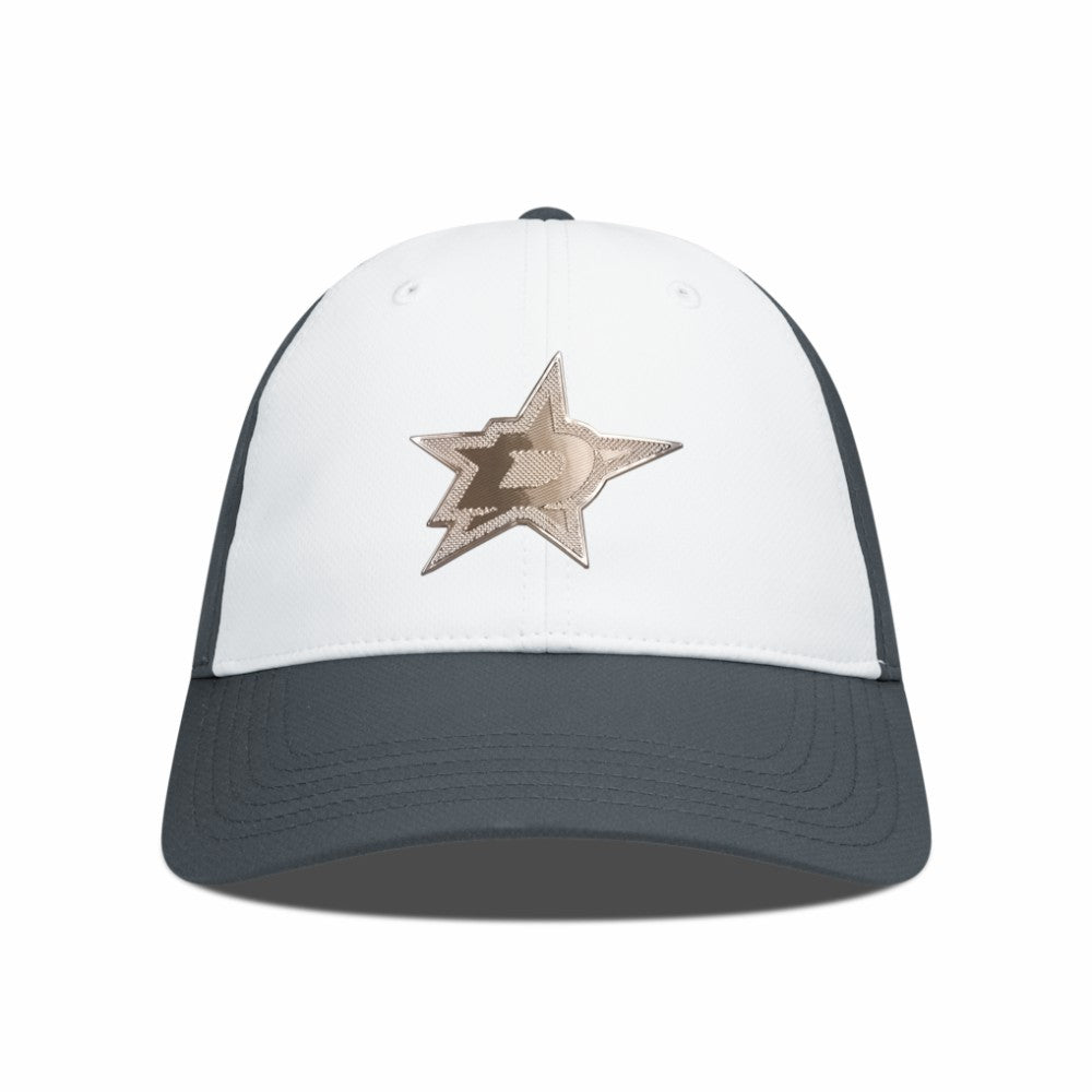 Dallas Stars Levelwear Endure Copper Insignia Adjustable Hat - White/Charcoal | US 203155885