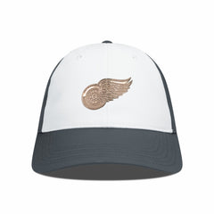 Detroit Red Wings Levelwear Endure Copper Insignia Adjustable Hat - White/Charcoal | US 203155886