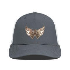Washington Capitals Levelwear Signal Copper Insignia Trucker Adjustable Hat - Charcoal/White | US 203155891