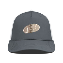 Carolina Hurricanes Levelwear Signal Copper Insignia Trucker Adjustable Hat - Charcoal/White | US 203155923