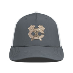 Chicago Blackhawks Levelwear Signal Copper Insignia Trucker Adjustable Hat - Charcoal/White | US 203155925