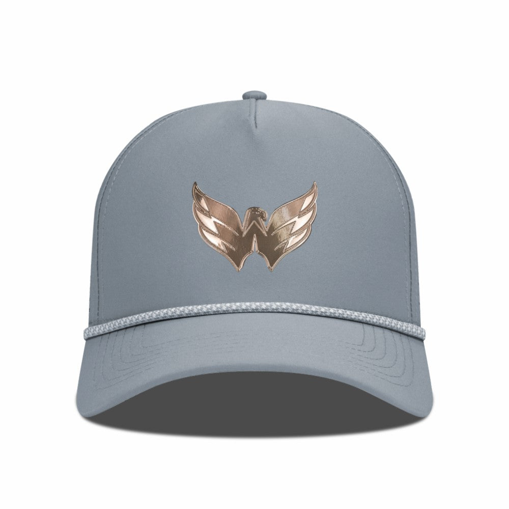 Washington Capitals Levelwear Gordon Copper Insignia Vented Adjustable Hat - Gray | US 203155932