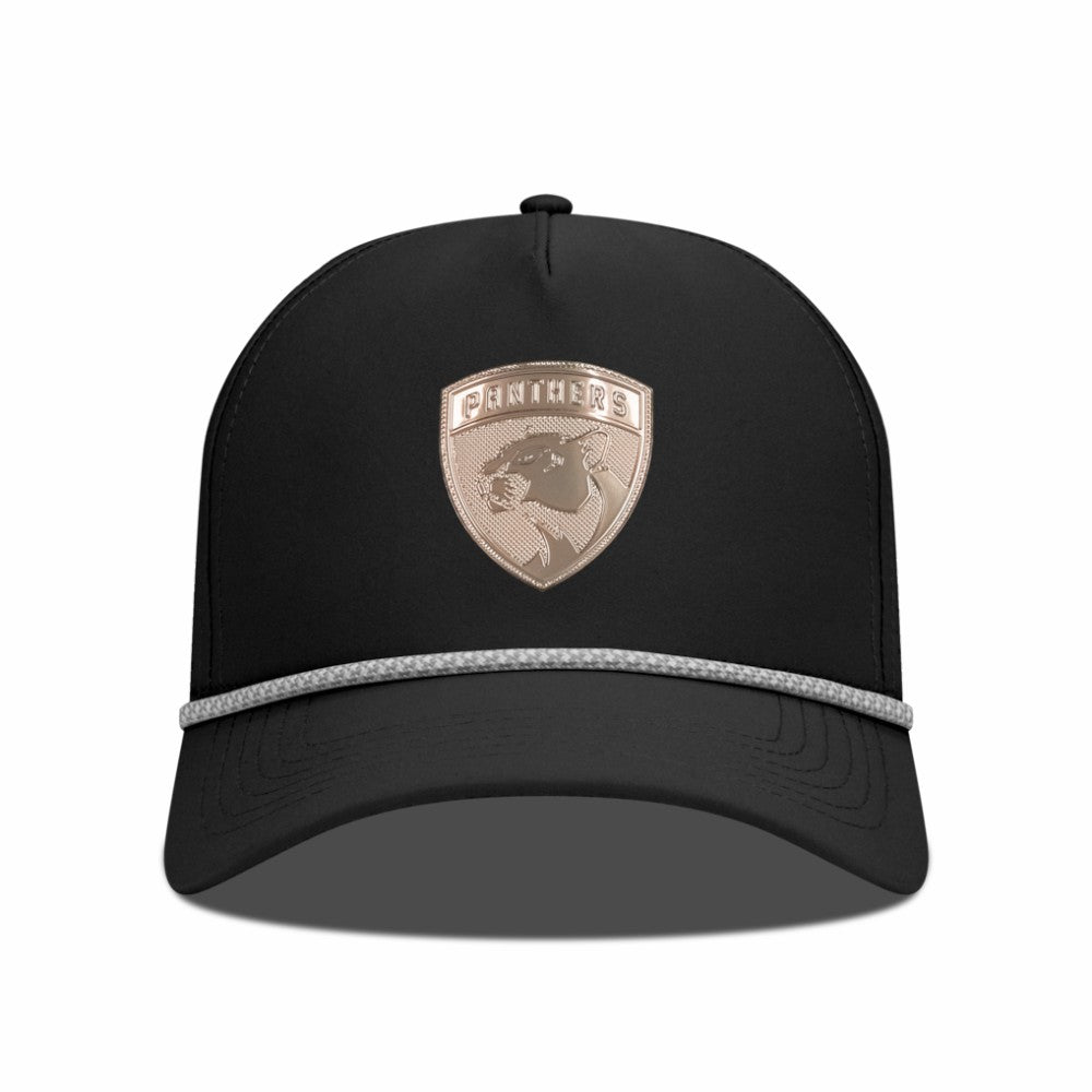 Florida Panthers Levelwear Gordon Copper Insignia Vented Adjustable Hat - Black | US 203155935