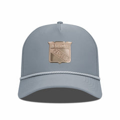New York Rangers Levelwear Gordon Copper Insignia Vented Adjustable Hat - Gray | US 203155945