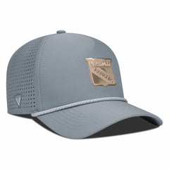 New York Rangers Levelwear Gordon Copper Insignia Vented Adjustable Hat - Gray | US 203155945