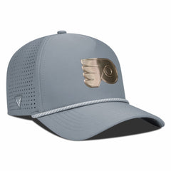 Philadelphia Flyers Levelwear Gordon Copper Insignia Vented Adjustable Hat - Gray | US 203155952