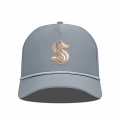 Seattle Kraken Levelwear Gordon Copper Insignia Vented Adjustable Hat - Gray | US 203155958