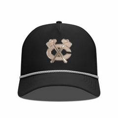 Chicago Blackhawks Levelwear Gordon Copper Insignia Vented Adjustable Hat - Black | US 203155962